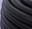 Zwart PE plastic blaasbalgenpolyethyleen die slangdraad en de koker van de kabelbescherming inpassen leverancier