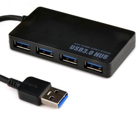 China Ultra - Thin Four - Port USB 3.0 Desktop Hub voor 5G High - Speed ​​Splitter 5V leverancier